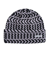 Chevron- Beanie on a white background