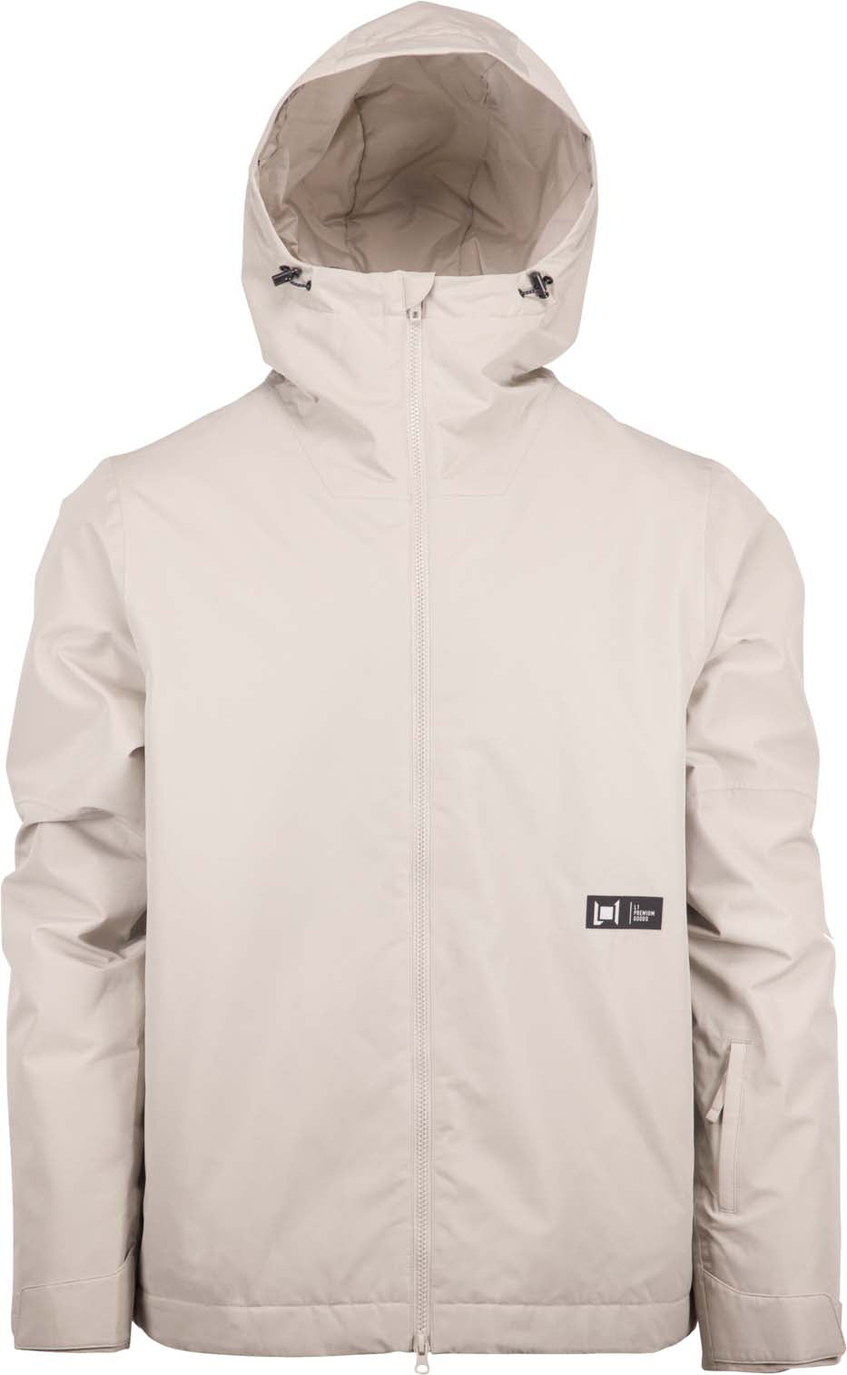 ChromaJacket- Cream jacket on a white background