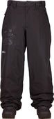 ChromaPant- Black snow pants on a white background