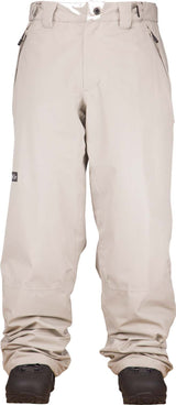 ChromaPant- Cream snow pants on a white background