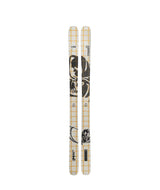 Chronic94- Two skis with a brand logo on a white background