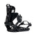 CinchGT- Black snowboard binding on a white background