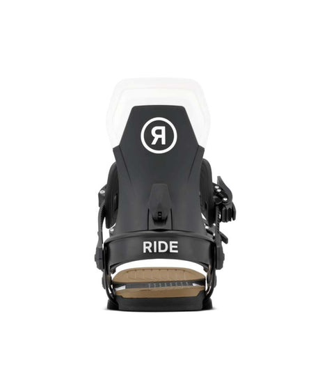 Circuit- Black and white snowboard binding on a white background