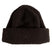 CloudfleeceCuffedBeanie- Black fleece beanie on a white background
