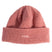 CloudfleeceCuffedBeanie- Pink fleece beanie on a white background