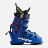 CodeMV130BOA- Dark blue and purple ski boot on a white background
