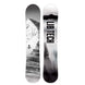 ColdBrew- Two views of a snowboard with a mountain landscape design and 'Lib Tech' branding.