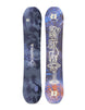 Coldpress- Purple multi colored snowboard on a white background 