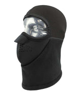 ComboThickNThinHeadliner- Black balaclava shown on a white background