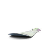 Compact- Multicolored snowboard on a white background
