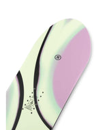 Compact- Multicolored snowboard on a white background