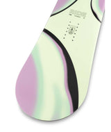 Compact- Multicolored snowboard on a white background