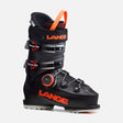 Concept11HVBOA- Black and orange ski boot on a white background