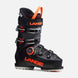 Concept11HVBOA- Black and orange ski boot on a white background