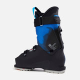 Concept12BOA- Black and blue ski boot on a white background