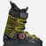 Cortex110BOA-A single ski boot from K2, featuring an olive green and black colorway with a red dial accent on the buckle, set against a plain light gray background.