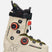 Cortex140ZonalBOA- Beige and green ski boot with K2 branding on a white background