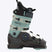 Cortex95BOA- Black and green ski boot with K2 branding on a white background