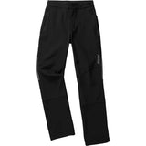 CorvaraKidsSoftshellPants-Black pants on a white background