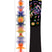 CounterbalanceCamberSnowboard- Two views of a colorful snowboards with abstract designs on a white background