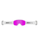 CruzGoggle- Giro ski goggles with pink lens on a white background