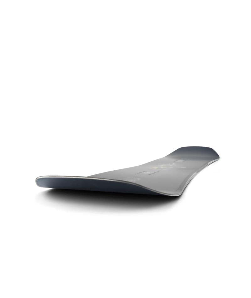 Current- Blue snowboard on a white background
