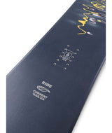Current- Blue snowboard on a white background