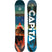 D.O.A.Wide-multicolored snowboard on a white background