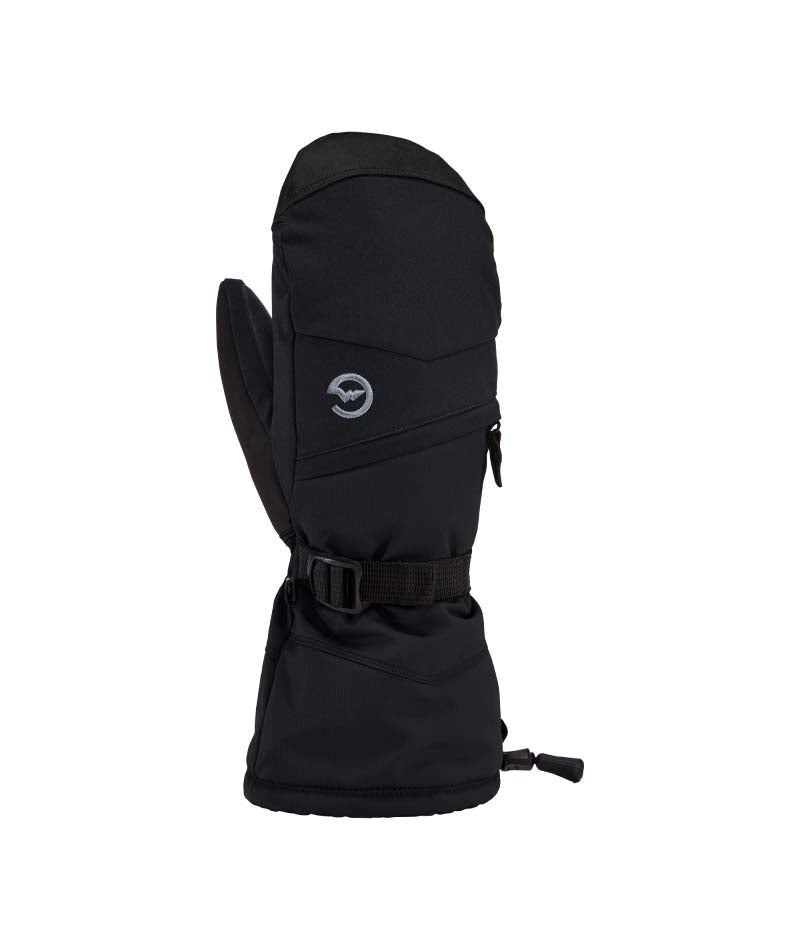 DaGooseGore-TexDownMitt-Black mitt on a white background