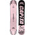 DarkHorse- Two views of a CAPiTA snowboard with pink and black design on a white background
