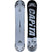 DarkHorseWide-multicolored snowboard on a white background
