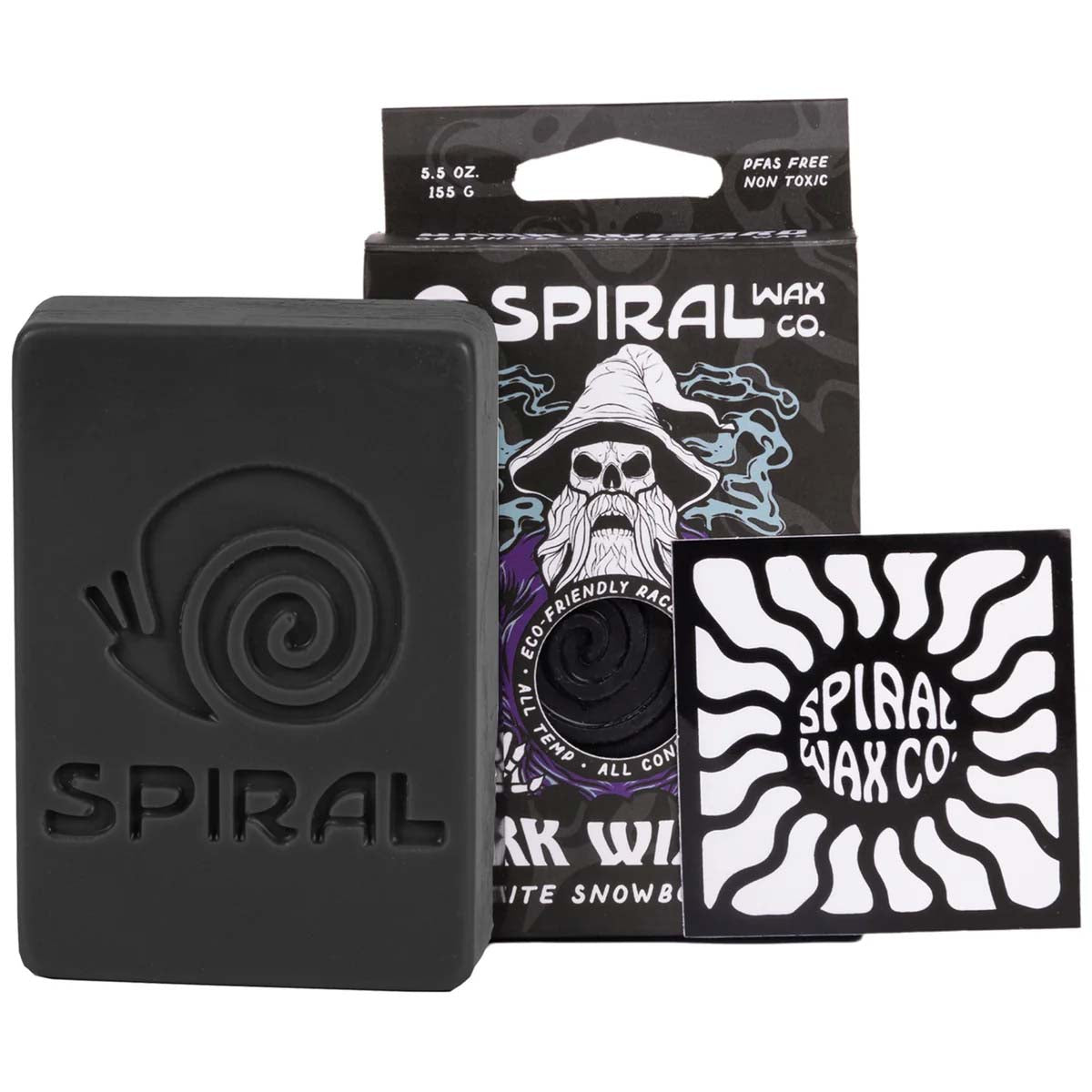 DarkWizardGraphiteWax- Wax on a white background