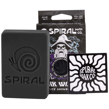 DarkWizardGraphiteWax- Wax on a white background