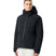 DescenteInsulatedMJacket-Man wearing a black jacket on a white background