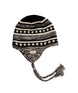 DoriBeanie-Knitted hat with a pattern on a white background