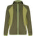 DriftTechFleeceHoodie-Green jacket with a hood on a white background