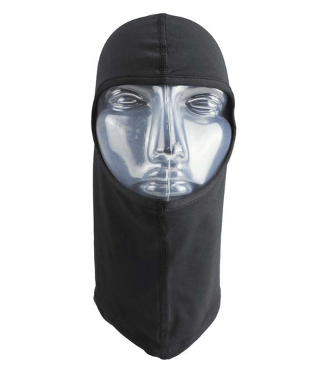 DynamaxBalaclava- Black balaclava shown on a white background