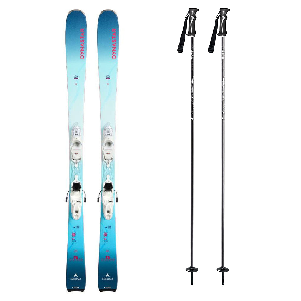 Dynastar M-Cross W 78 Womens Skis 2027 with Xpress 10 System Bindings Ski Package