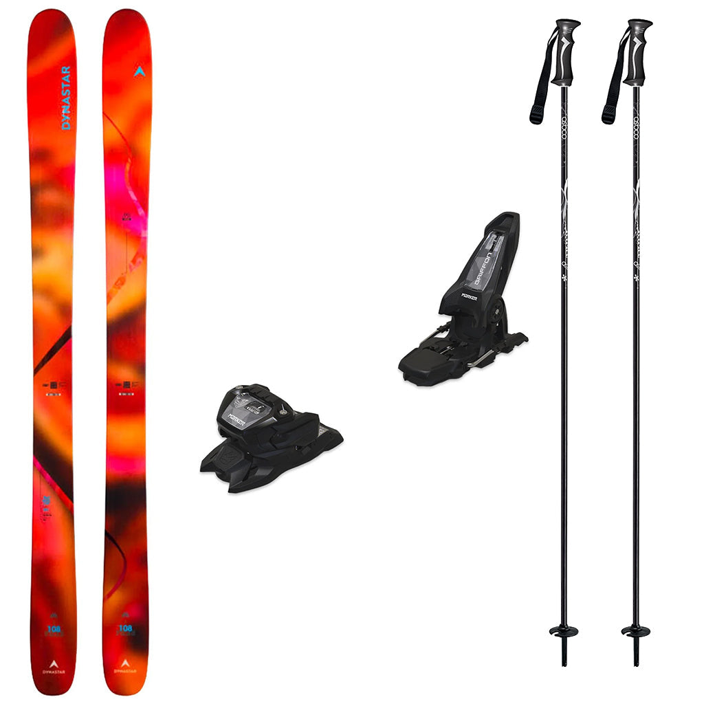 Dynastar M-Free 108 Mens Skis 2027 with Griffon 13 Bindings Ski Package