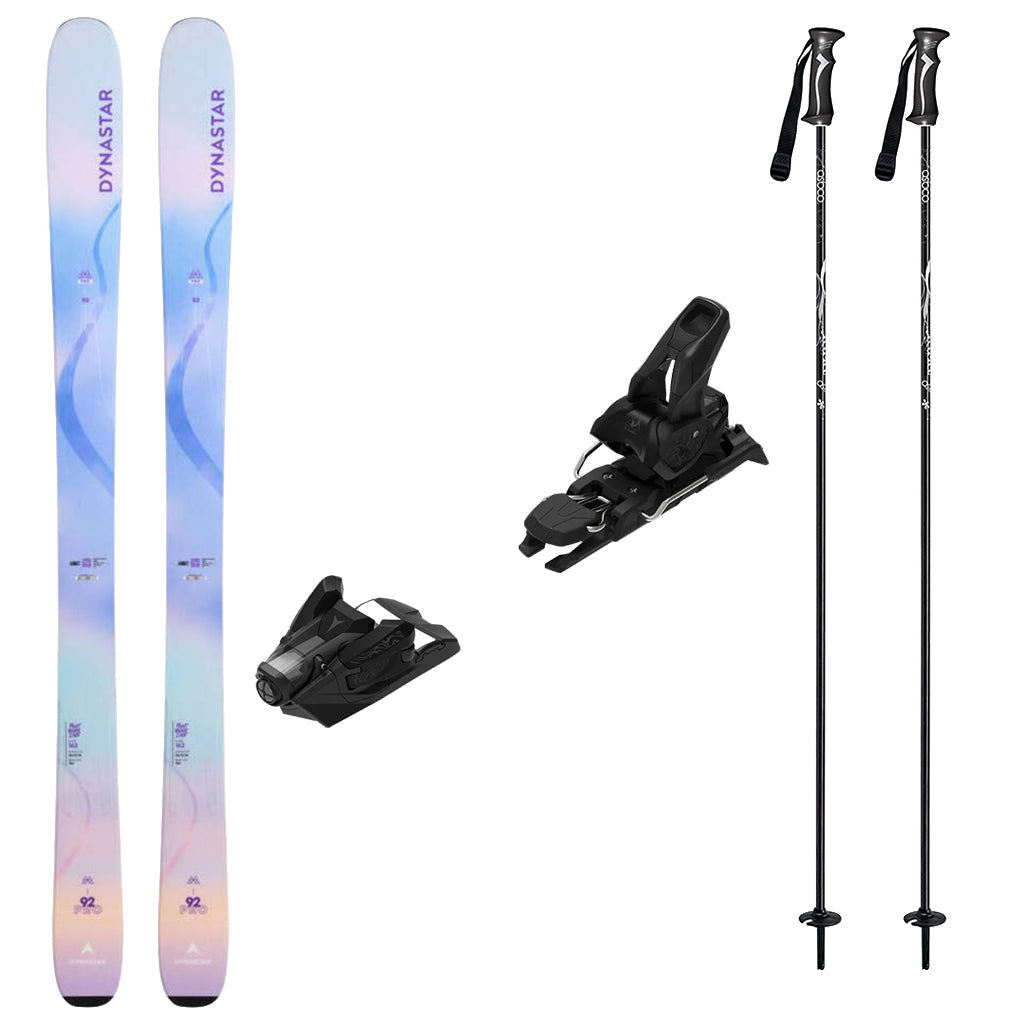 Dynastar M-Pro W 92 Womens Skis 2027 with Strive 12 Bindings Ski Package