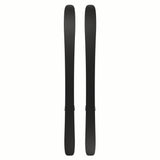 EQST92M11GW-Pair of black skis on a white background