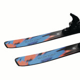 ESTANCE84RMI12GW-Pair of skis with colorful design on a white background
