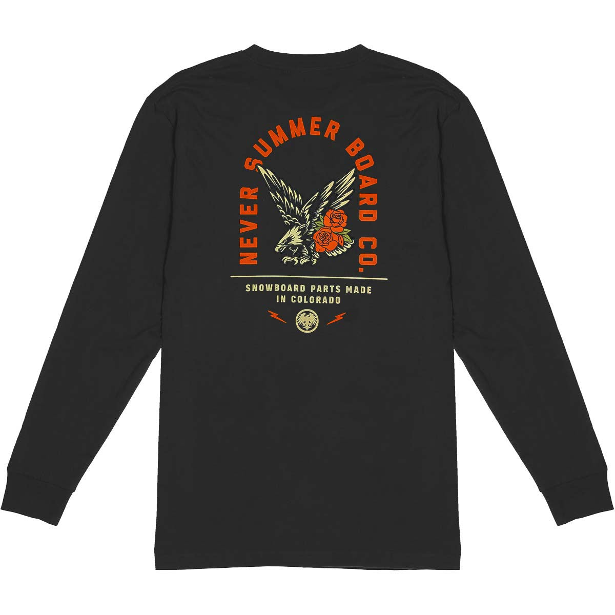 Never Summer Eagle Rose Adult L/S Tee (LSEAGROSE) 2027