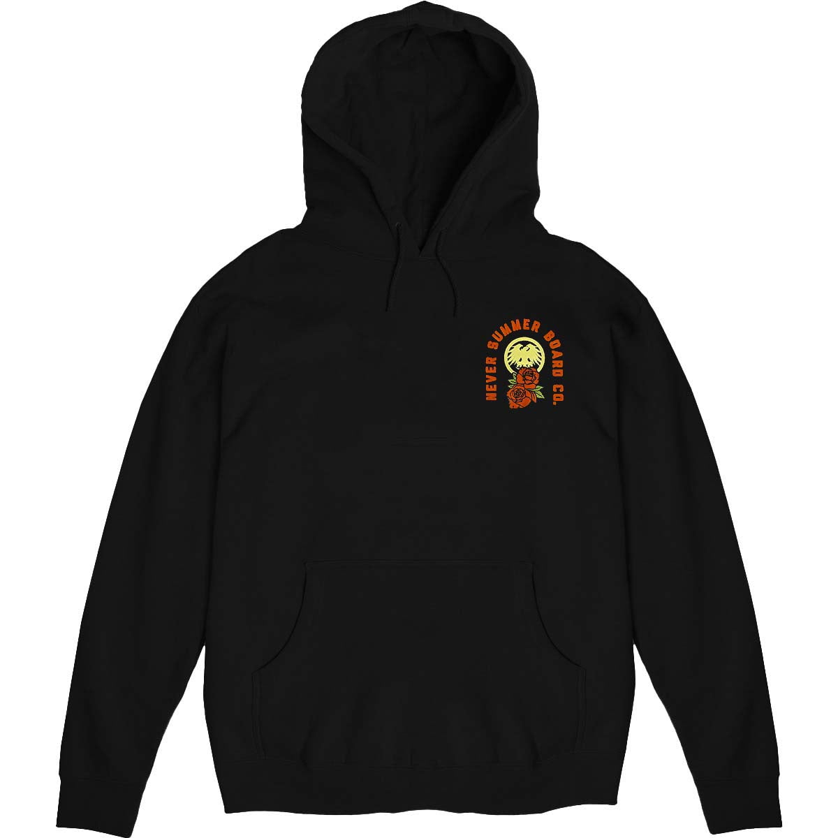 Never Summer Eagle Rose Adult Pullover Hoodie (POEAGROSE) 2027