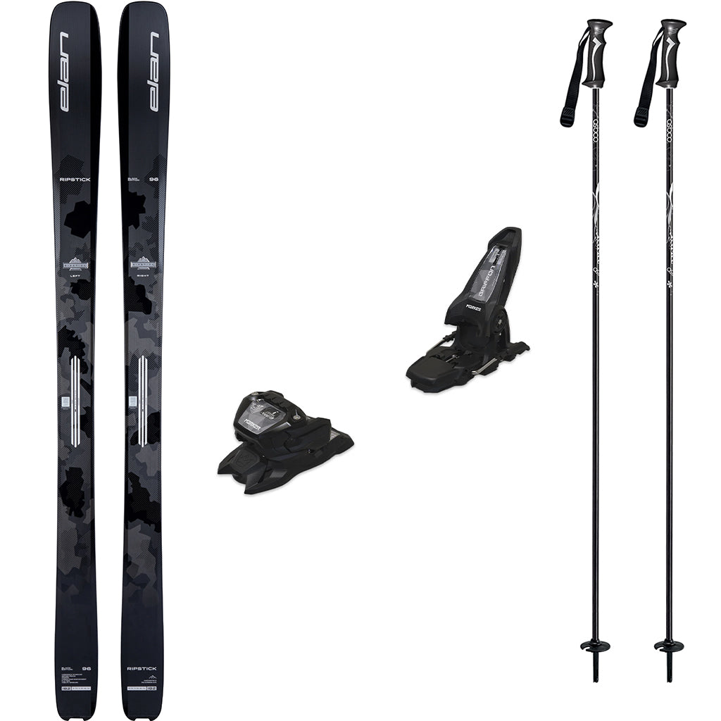 Elan Ripstick 96 Black Edition Skis 2027 with Marker Griffon 13 Bindings Ski Package