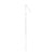 ElectraPole- White ski pole on a white background