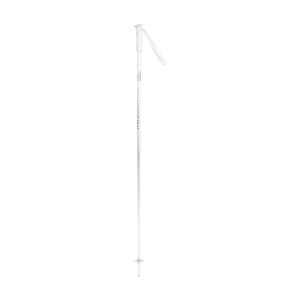 ElectraPole- White ski pole on a white background