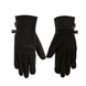 EtipRecycleGlove-Black gloves with The North Face logo on a white background