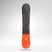 Evader- Grey and orange snowboard on a white background
