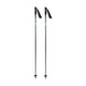 ExcaliburDarkDD4SkiPoles- Two black ski poles with wrist straps and metal tips, shown upright against a plain white background.